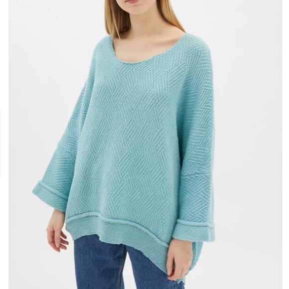 Urban Outfitters Tilda blue oversized sweater NWT - Picture 1 of 9
